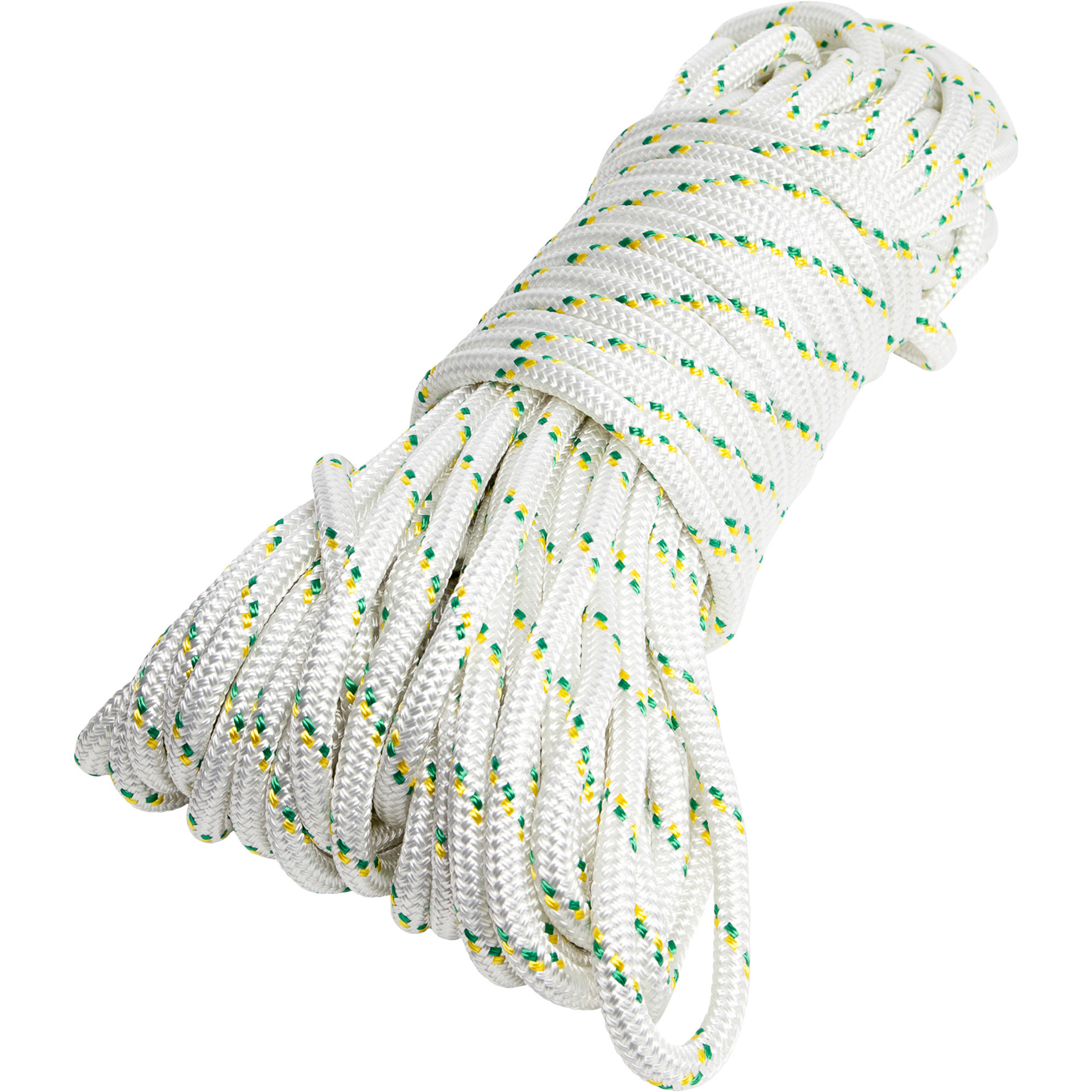 Portable Winch Rope, 164ft.L x 1/2in. Dia., 7275 Lbs. Breaking Strength, Model# PCA-1215M